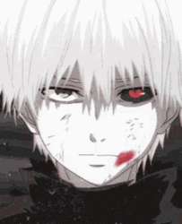 Ken Kaneki Bruised Face GIF