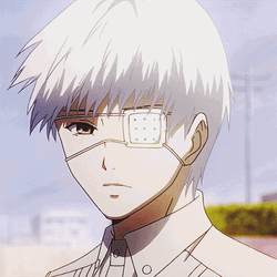Ken Kaneki Eye Patch GIF