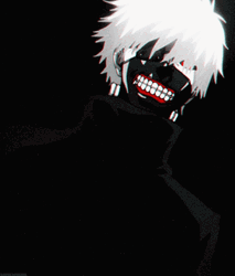 Ken Kaneki In Black Suit GIF