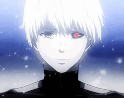 Ken Kaneki In Snow GIF