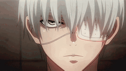 Ken Kaneki Lightning Red Eye GIF