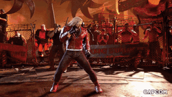 Ken Masters Streetfighter Teasing Opponent GIF