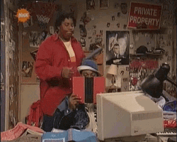 Kenan And Kel Studying GIF