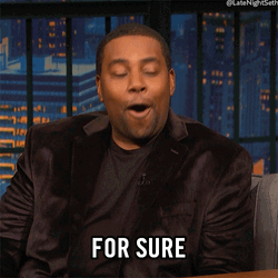 Kenan Thompson To Agree For Sure GIF
