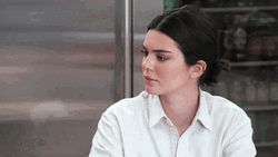 Kendal Jenner Sipping Tea GIF