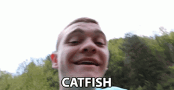 Kendall Gray Saying Catfish GIF