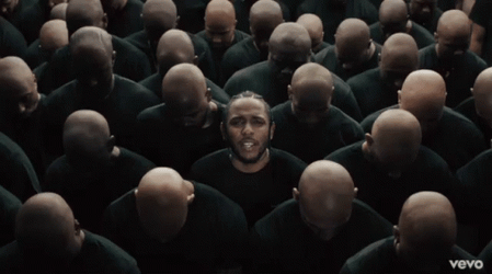 Kendrick Lamar Between Plenty Bald Headed Man GIF