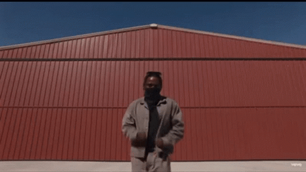 Kendrick Lamar Dancing With Facemask On GIF