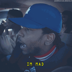 Kendrick Lamar Is Mad GIF