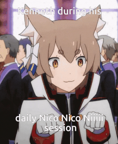 Kenneth Daily Nico Nico Niiii Session GIF