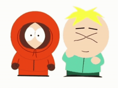 Kenny And Butters Standing Together GIF