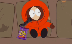 Kenny McCormick Anxious Shocked Reaction GIF