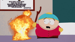 Kenny McCormick Burning South Park GIF