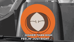 Kenny McCormick Dancing Inside Car GIF