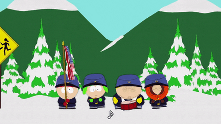 Kenny McCormick Dancing Winter Snow GIF