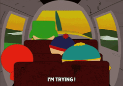 Kenny McCormick Driving Mishap Trying GIF