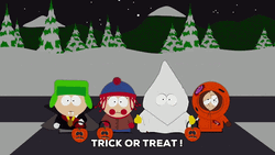 Kenny McCormick Halloween Trick Or Treat GIF