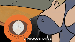 Kenny McCormick Into Overdrive Mode GIF