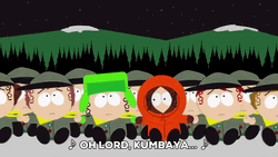 Kenny McCormick Kyle Broflovski South Park GIF