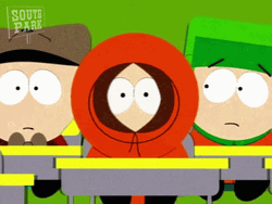 Kenny McCormick Shaking Head South Park GIF