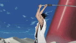 Kenpachi Strong Hit GIF