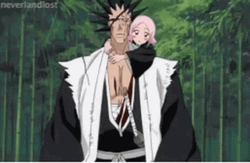 Kenpachi Zaraki Yachiru GIF
