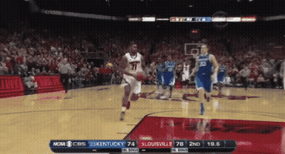 Kentucky Vs Louisville Basketball On CBS GIF