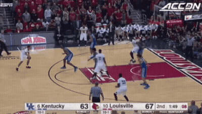 Kentucky Vs Louisville Basketball On ESPN GIF