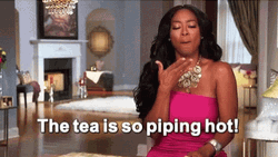 Kenya Moore The Tea Is So Piping Hot GIF