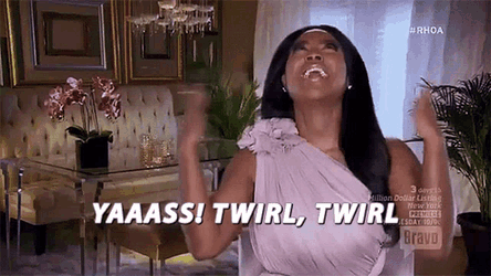 Kenya Moore Yass GIF