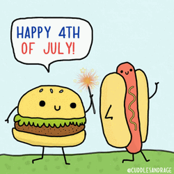 Kepp Your Buns Safe Happy 4Th GIF