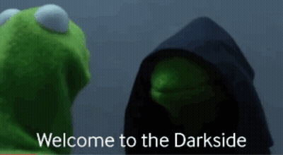 Kermit And Darth Vader Welcome To The Darkside GIF