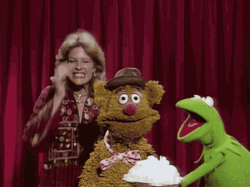 Kermit And Fozzie Bear GIF