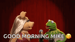 Kermit Dancing And Guitar On Stage With Mike GIF