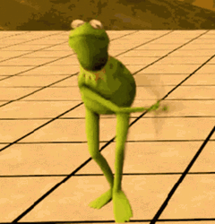 Kermit Dancing Hip Hop GIF