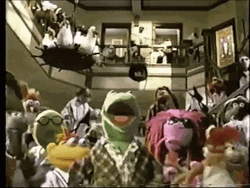 Kermit Dancing In The Crowd GIF