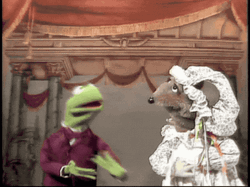 Kermit Dancing With Miss Mousey GIF