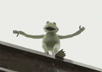 Kermit Falling Off Building Meme GIF