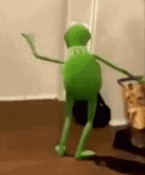 Kermit Slow Frog Dancing GIF