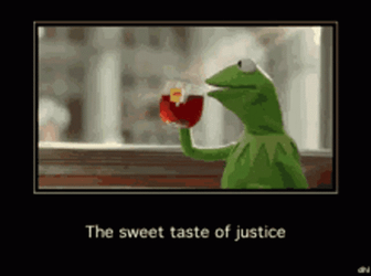 Kermit Tea Sweet Taste Of Justice GIF