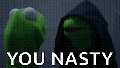 Kermit the Frog and Nasty Muppet