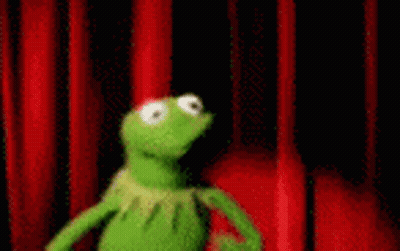 Kermit The Frog Dancing On Stage GIF