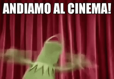 Kermit The Frog Dancing Stage Andiamo Al Cinema GIF