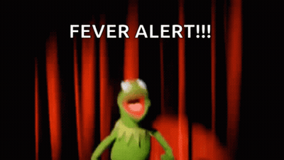 Kermit The Frog Fever Alert GIF
