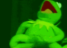 Kermit The Frog Gross & Vomiting Reaction GIF