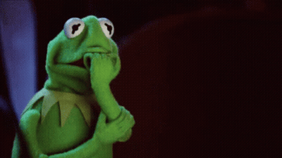 Kermit The Frog Hand On Chin GIF