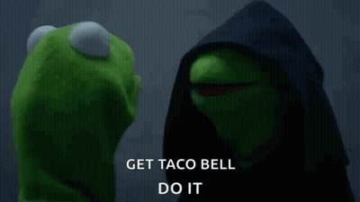 Kermit The Frog Is Wearing A Black Hoodie And Talking To A Muppet In A Hood . GIF