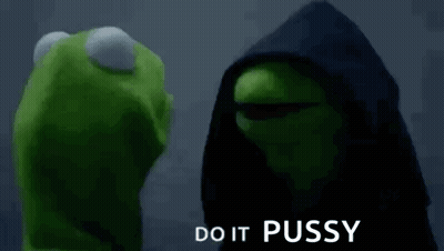 Kermit The Frog Is Wearing A Hooded Jacket And Talking To A Puppet . GIF