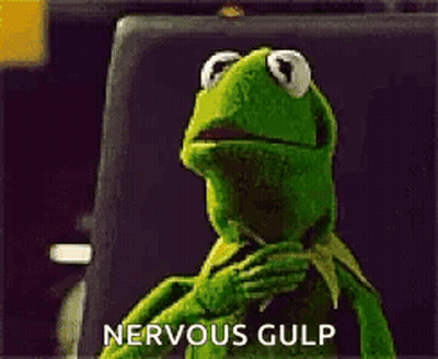 Kermit The Frog Looking Nervous GIF