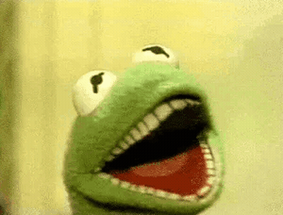 Kermit The Frog Making Funny Face GIF